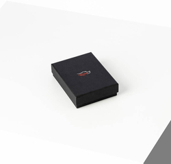Unisex Hakiki Deri Anahtarlık Siyah -Ortası Lacivert - Thumbnail